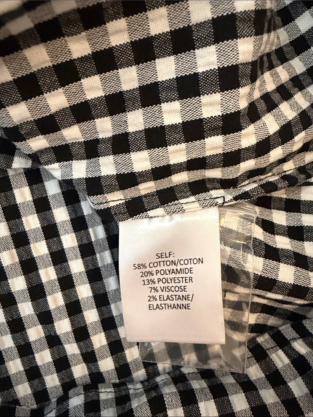 Tanya Taylor Rio Gingham Tie-Waist Shirtdress Black White 4 - Picture 15 of 16